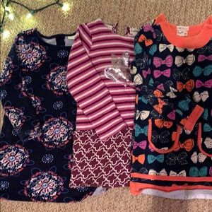 Lot of three girls dresses size 5!